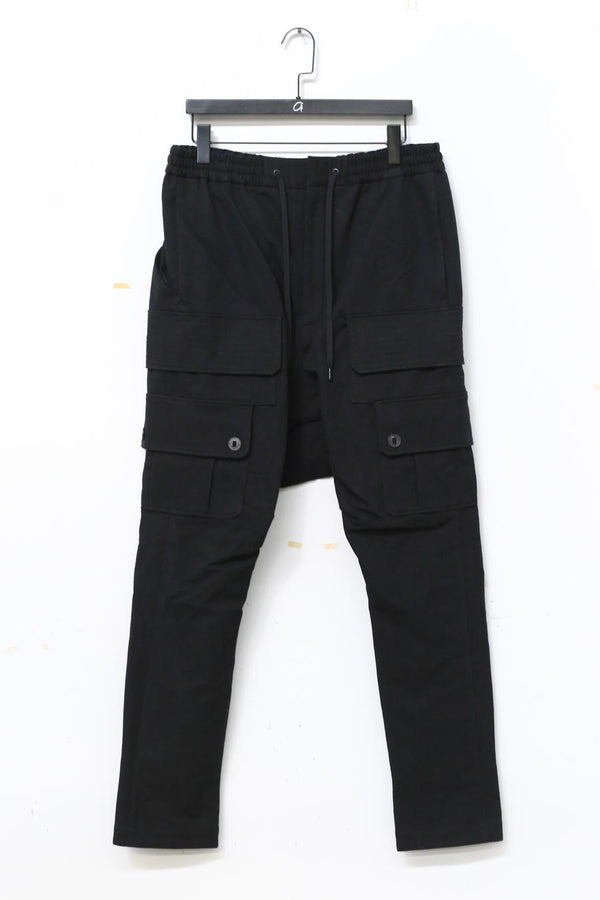 DEVOA pocket trousers PTN-LCG black